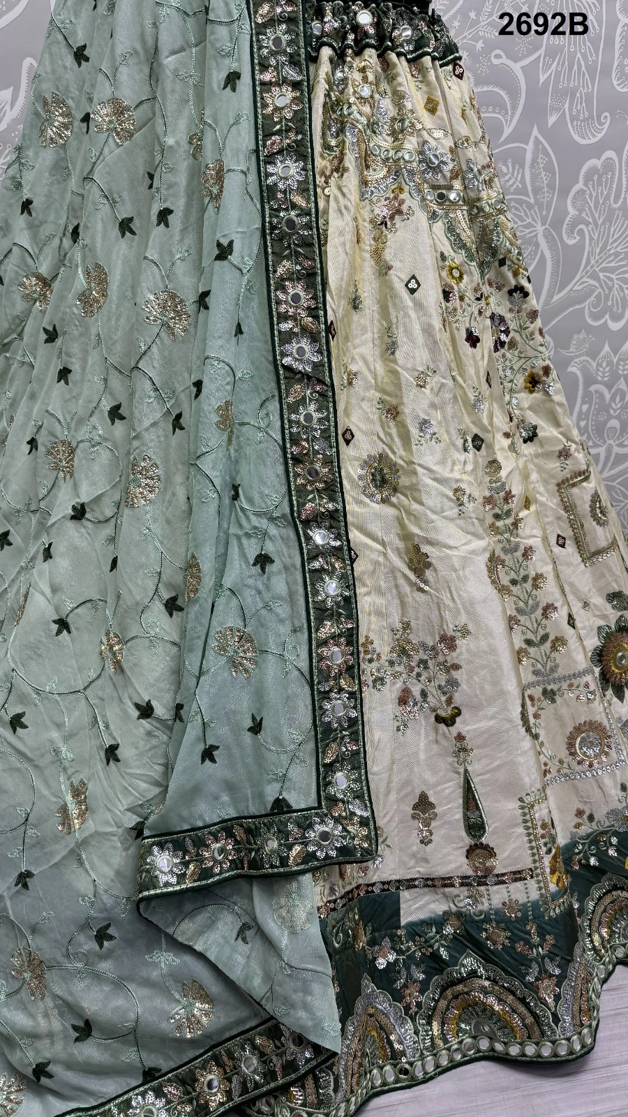 Anjani Art 2692A & 2692B Heavy Pure Viscose Wholesale Lehenga Catalog — Wholesale Lehenga, MPA wholesale from Surat - Gallery Image 5